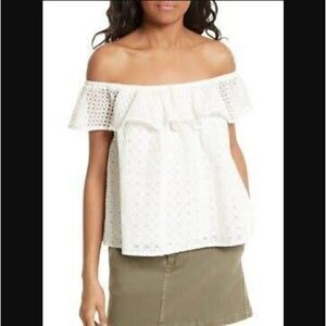 Rebecca Minkoff Celestine Off Shoulder Top